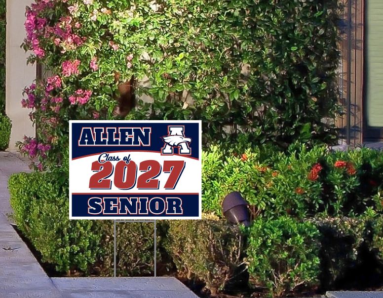 Allen Eagles - Senior 2027 Yard Sign