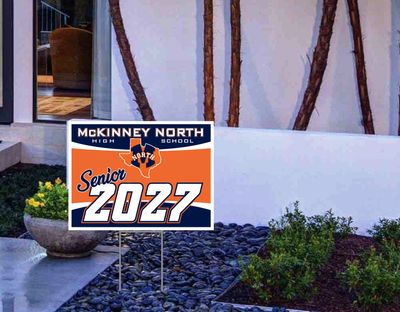 McKinney North Bulldogs - Senior 2027 Yard Sign