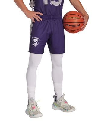JBBS617 - Single-Ply Reversible Basketball 7" Short