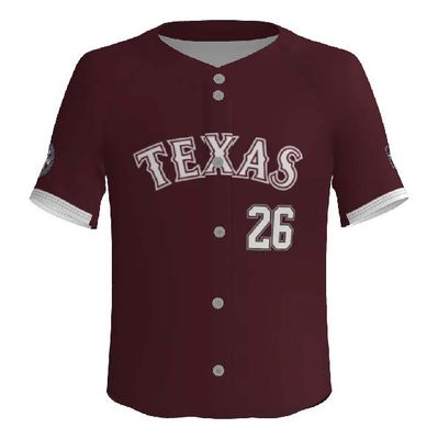 Texas Wranglers - MAROON GAME JERSEY