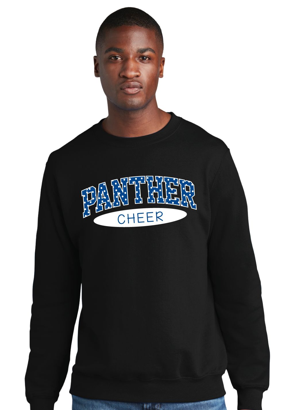 Paw Shop Cheer - Polka Dots - Crew Sweatshirt