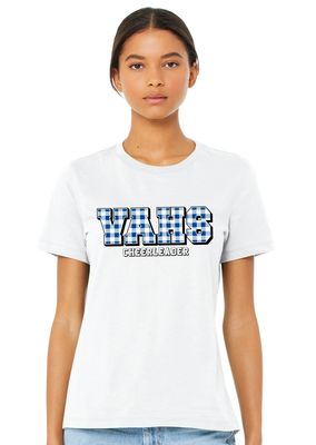 Paw Shop Cheer - Gingham -  Bella+Canvas Ladies