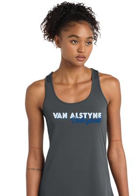 Paw Shop VB - Block Script - Dri Fit Racerback Tank