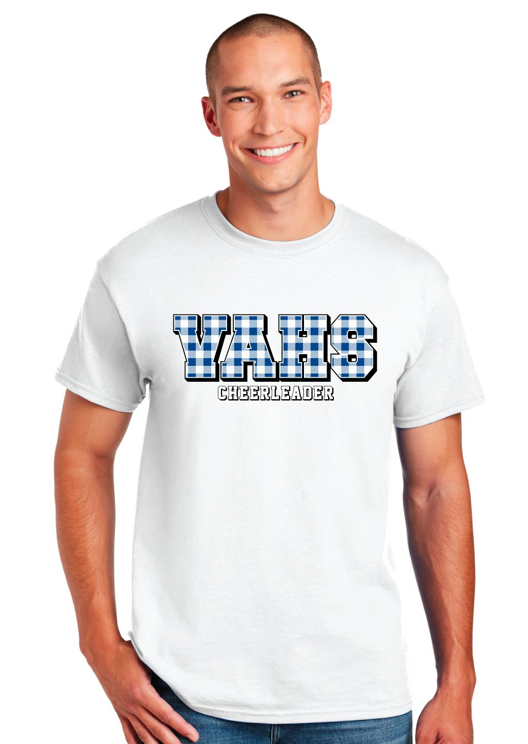 Paw Shop Cheer - Gingham - Short Sleeve