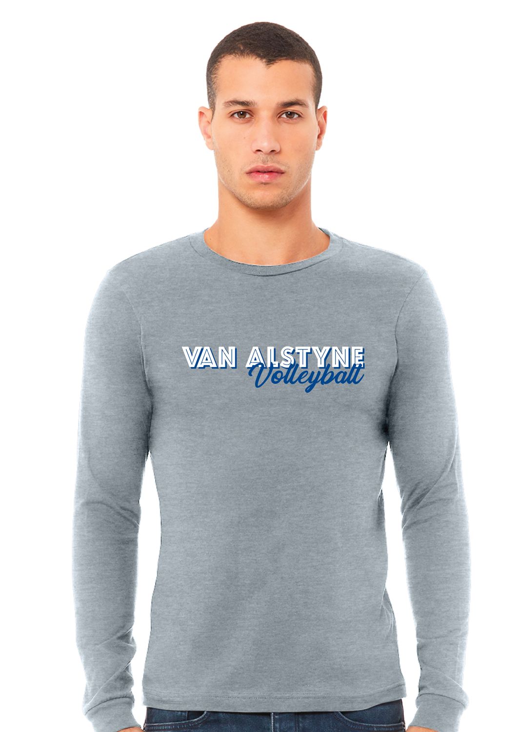 Paw Shop VB - Block Script - Bella+Canvas Long Sleeve