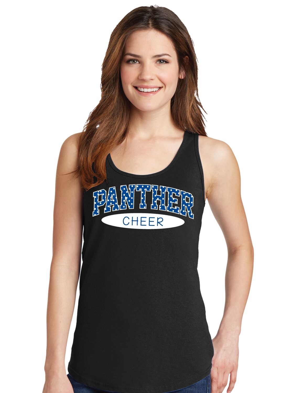 Paw Shop Cheer - Polka Dots - Cotton Tank