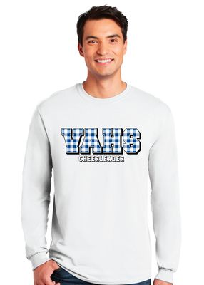 Paw Shop Cheer - Gingham - Long Sleeve