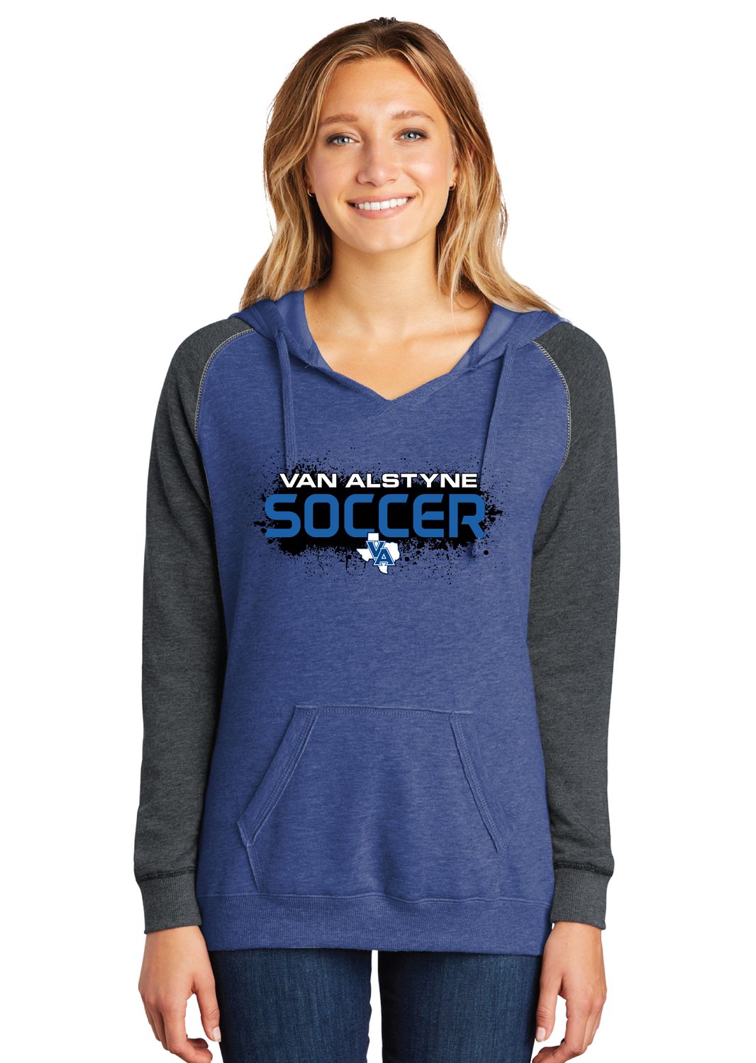 Paw Shop Soccer - Paint - Lightweight Raglan Hoodie