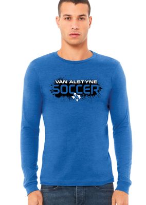 Paw Shop Soccer - Paint - Bella+Canvas Long Sleeve