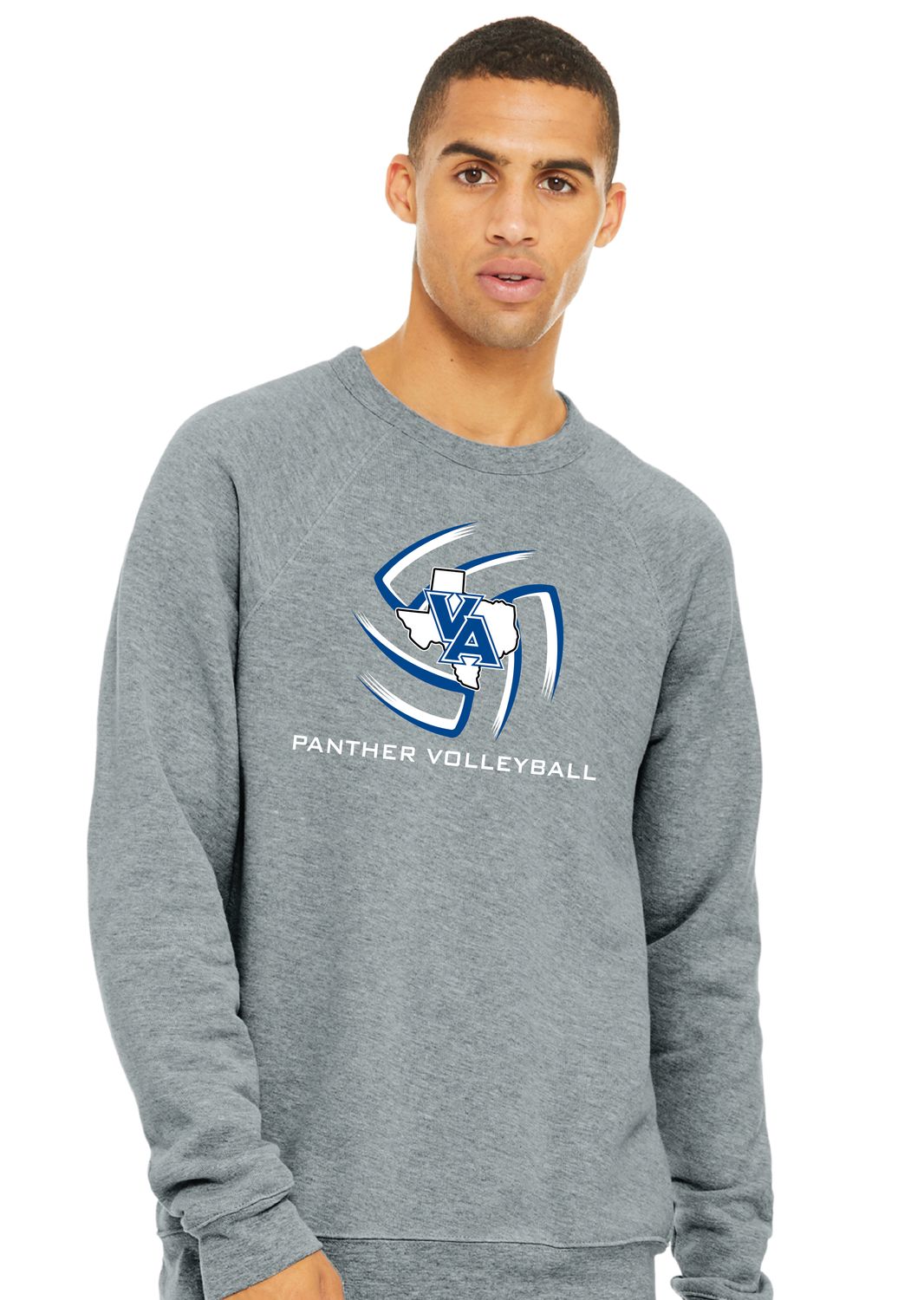 Paw Shop VB - Swirl - Bella+Canvas Crew Sweatshirt