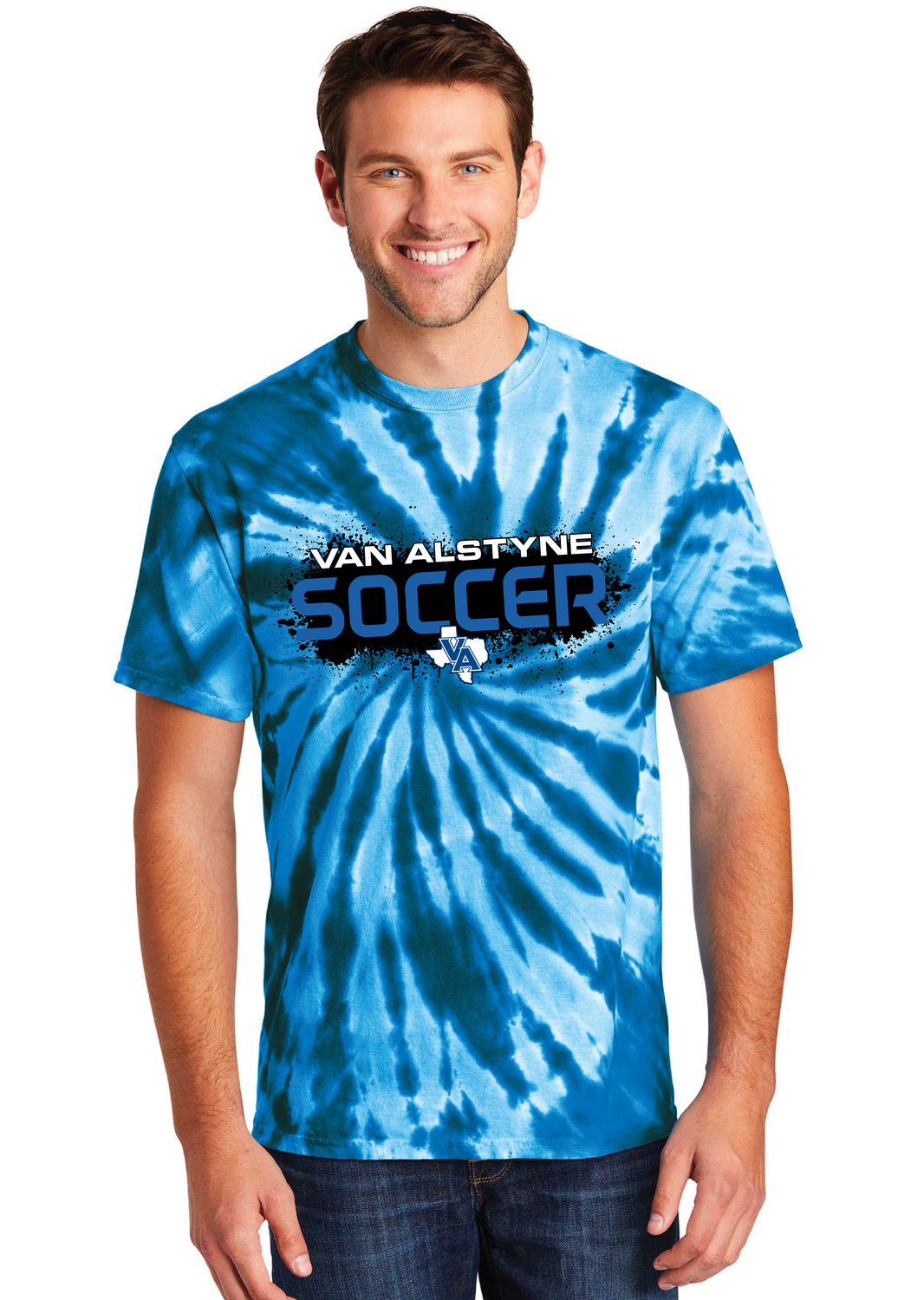 Paw Shop Soccer - Paint - Tie Dye Short Sleeve