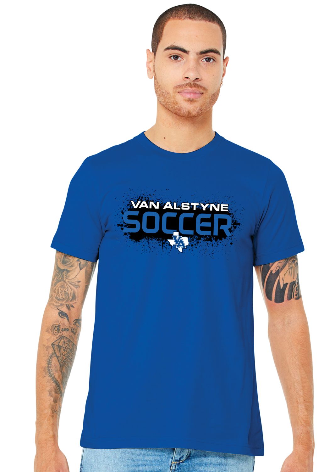 Paw Shop Soccer - Paint - Bella+Canvas Short Sleeve