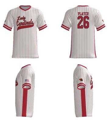 Lady Cardinals - Morris - PINSTRIPE JERSEY