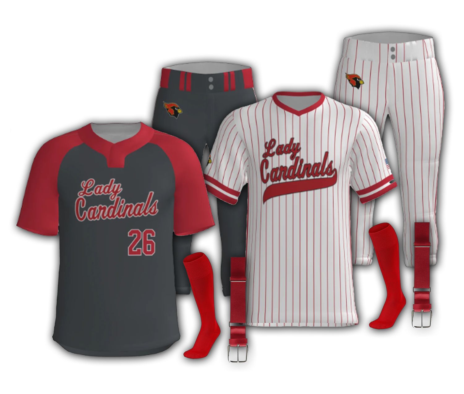 Lady Cardinals - Morris - UNIFORM BUNDLE