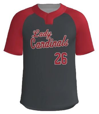 Lady Cardinals - Morris - GREY 2-BUTTON JERSEY