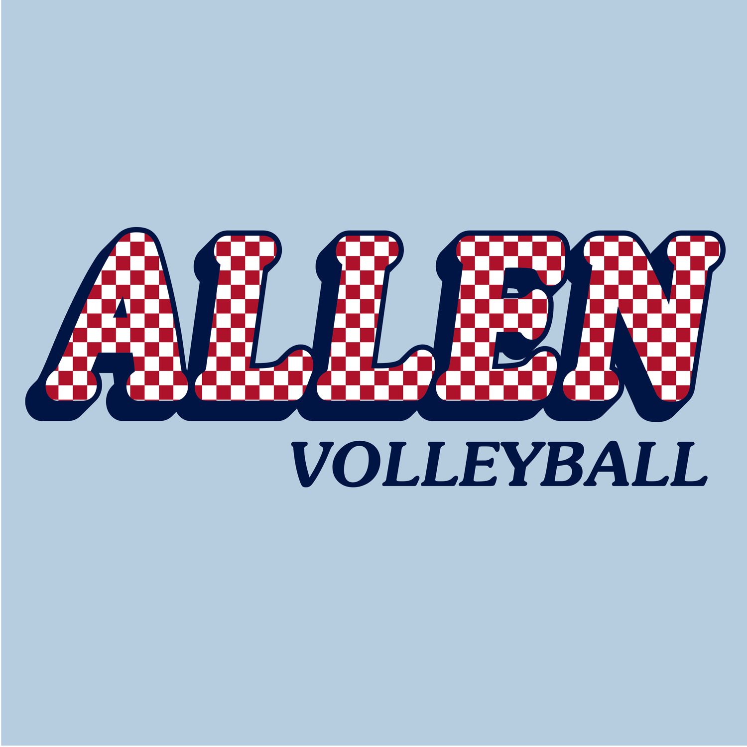 Allen Volleyball - CHECKERBOARD