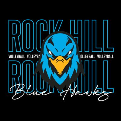 Rock Hill Volleyball - STACKED LOGO
