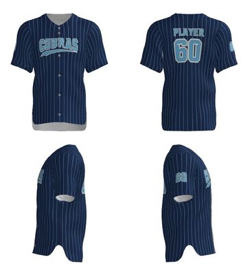 Cobras Baseball - Briggs - NAVY GAME JERSEY