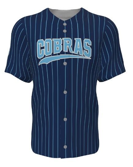 Cobras Baseball - Briggs - NAVY GAME JERSEY