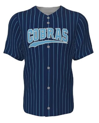 Cobras Baseball - Briggs - NAVY GAME JERSEY