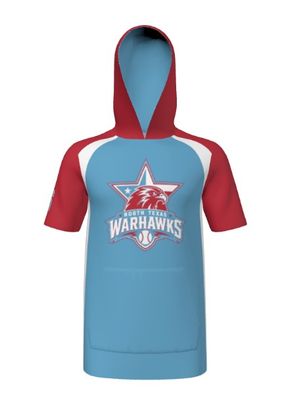 North Texas Warhawks - SUBLIMATED SS TSHIRT HOODIE