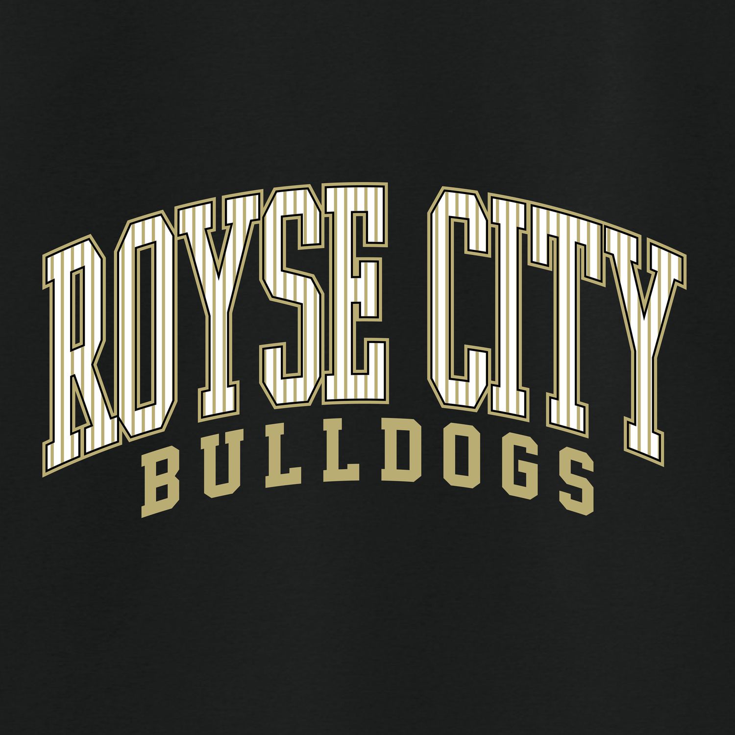 Royse City Bulldogs - Tennis - STRIPED ARCH