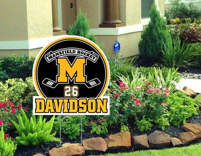 Mansfield Tigers - HOCKEY YARD SIGN
