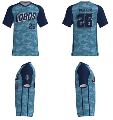 LEAYSA - TEBA Light Blue Camo Fall 2026 Jersey