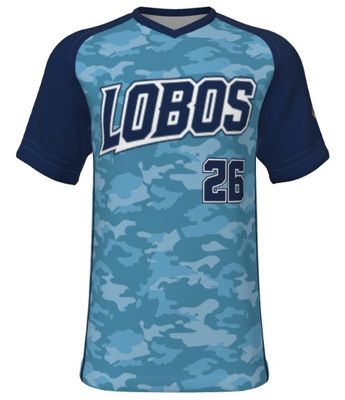 LEAYSA - TEBA Light Blue Camo Fall 2026 Jersey
