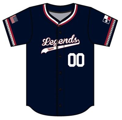 Texas Legends - NAVY FULL-BUTTON JERSEY