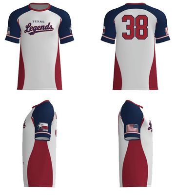Texas Legends - WHITE PRACTICE JERSEY