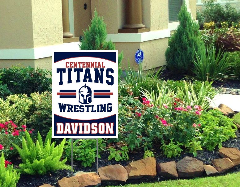 Centennial Wrestling - YARD SIGN