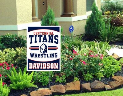 Centennial Wrestling - YARD SIGN