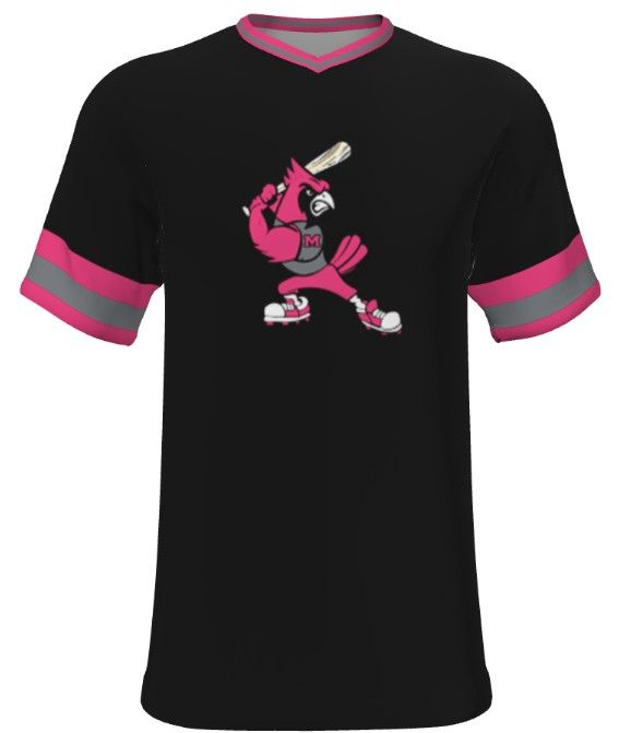 Cardinals - Qualls - BLACK/PINK GAME JERSEY