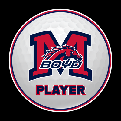 Boyd Golf - GOLF BALL WINDOW DECAL