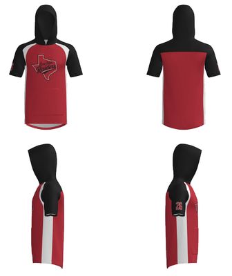 Lone Star Raiders - Clay - SHORT SLEEVE HOODIE