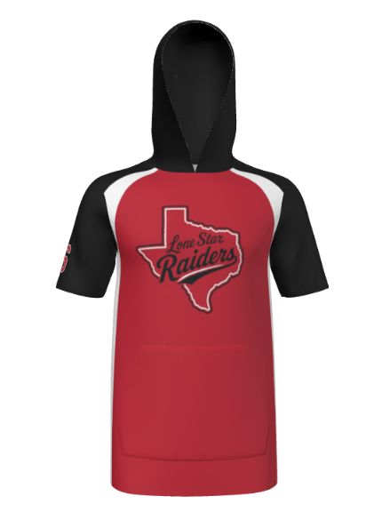 Lone Star Raiders - Clay - SHORT SLEEVE HOODIE