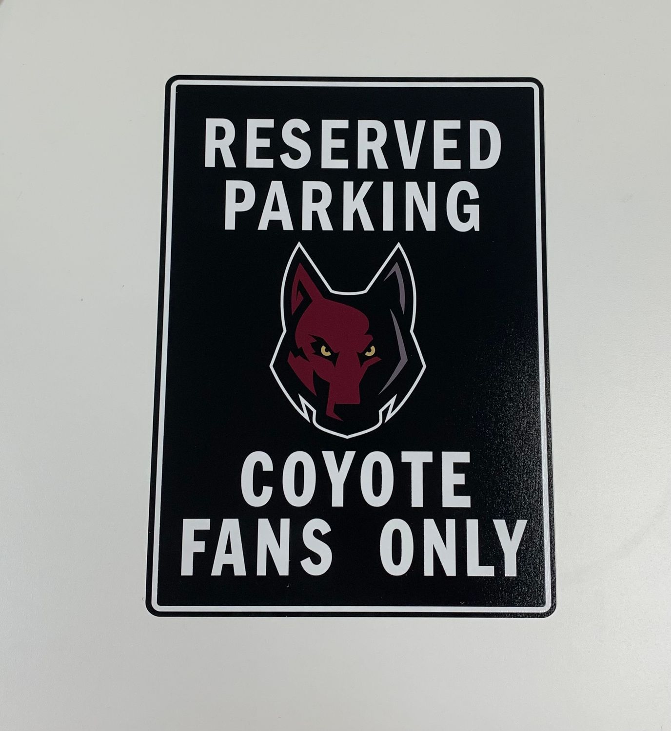 Heritage Coyotes - PARKING SIGN