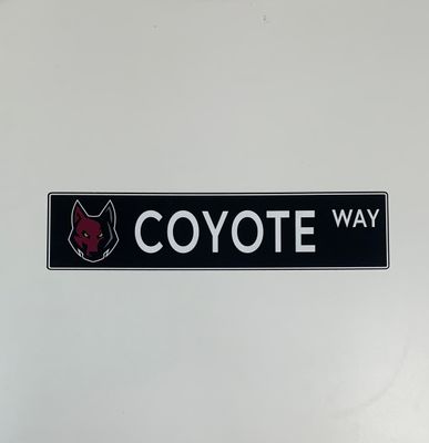 Heritage Coyotes - STREET SIGN