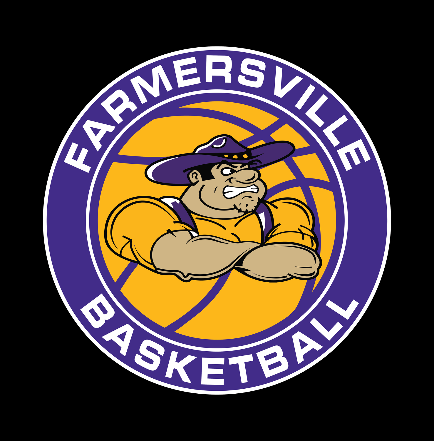 Farmersville Basketball - Window Decal