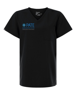 Pate Neuro Rehab - Women's V-Neck 1 Pocket Scrub Top