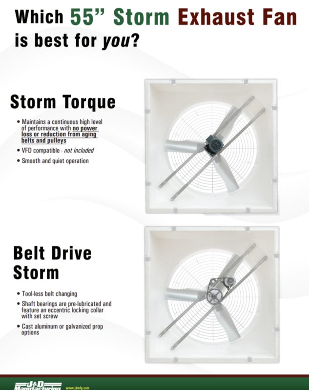 J&amp;D 55-in storm belt drive