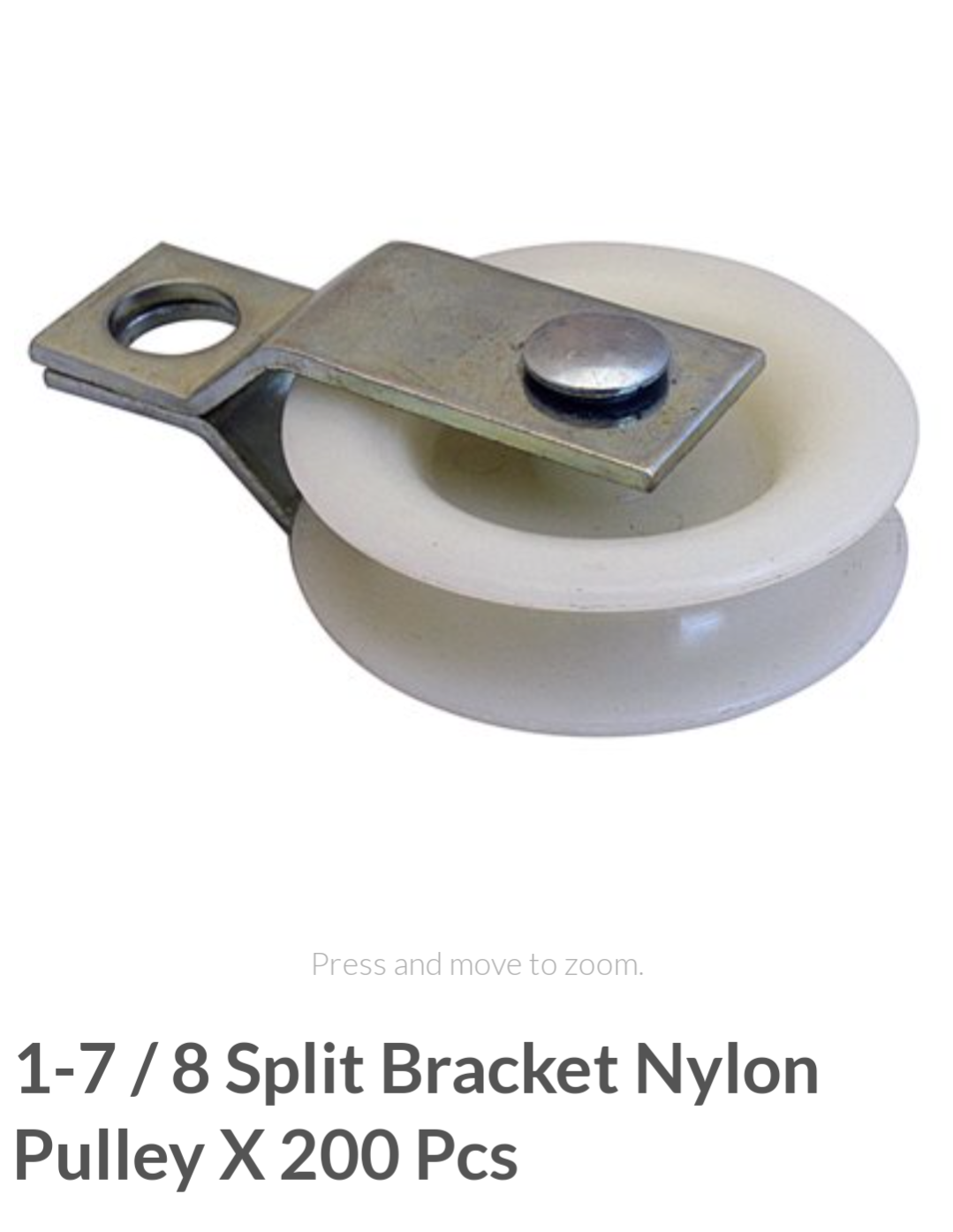 Split pulleys