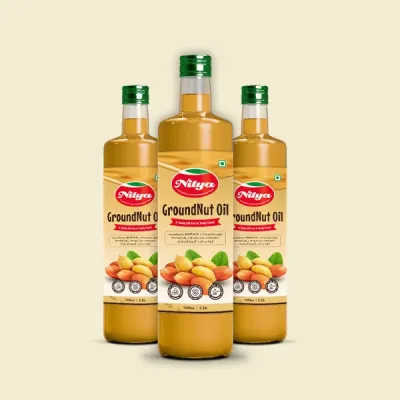 Groundnut Oil - 1LTR | Buy Groundnut Oil online at village-groceries.com | Indian Groceries in Germany