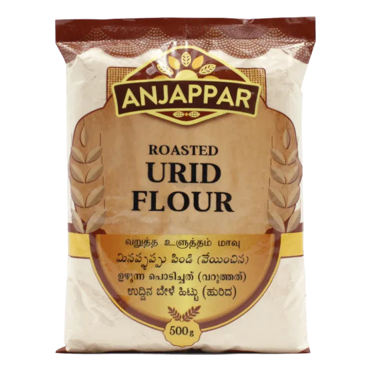 Anjappar Urid Flour Roasted - 500g | Buy Anjappar Urid Flour Roasted online at village-groceries.com | Indian Groceries in Germany