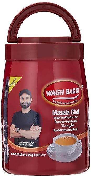 Waghbakri Masala Tea Jar - 250G