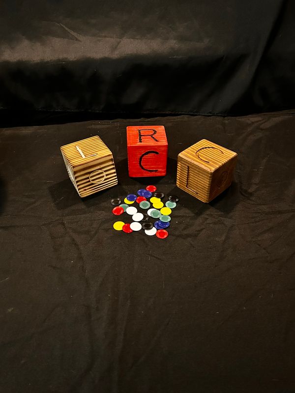 LEFT CENTER RIGHT DICE GAME