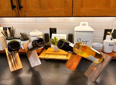 Floating Wine Bottle Holders