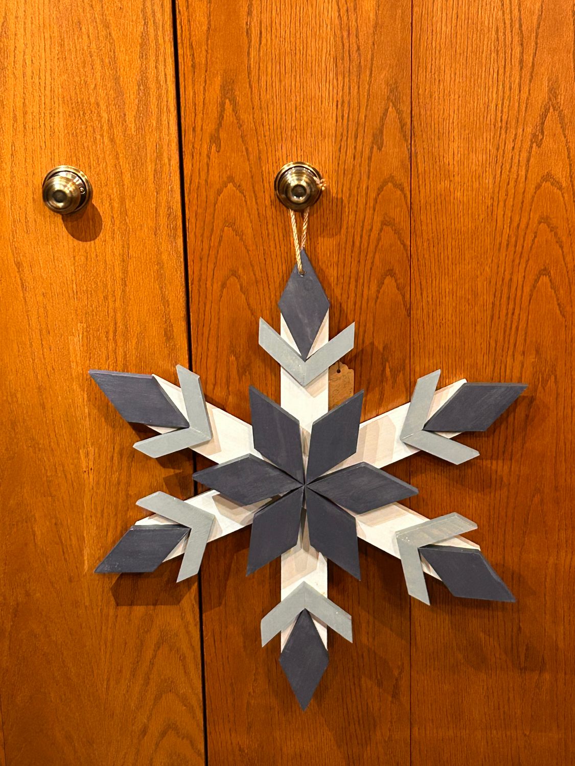 Large Rustic Snowflake