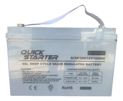 Batería Gel Ciclo Profundo 12v 100ah Baterias Solar Ups